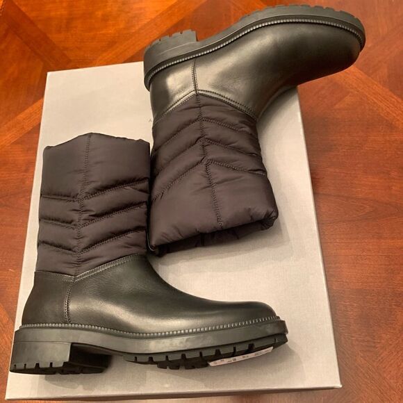 Aquatalia Lori waterproof stain resistant technology leather Italian boot size 6 - Picture 6 of 13